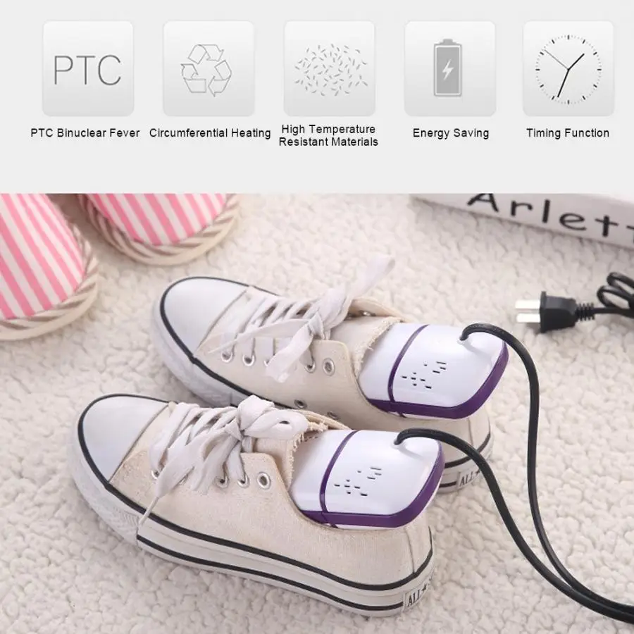 15W 220V Intelligent Electric Shoe Dryer Telescopic Deodorization Sterilization Shoe Drying Machine Chinese Standard
