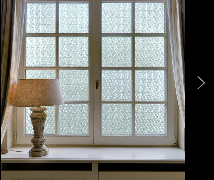 Custom Size Frosted Window Sticker Static Cling Window-Privacy-Protection Bathroom Kitchen Snowflake Decoration 40cmx60cm