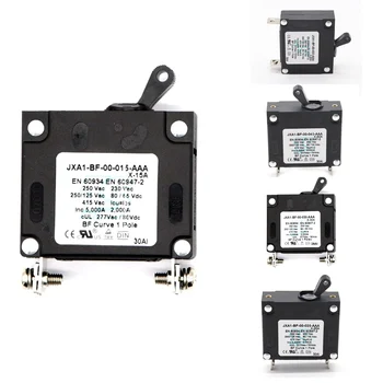 

Retail Black Toggle Reset Circuit Breaker netic Switch Ac/Dc Current Overload Protector Rear Mounting With M3 Screws