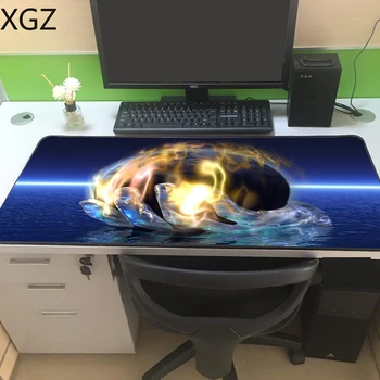 

XGZ Laptop Pad Fantasy Planet Black Locking Edge Mouse Gamer Game Speed Table Mat 60x30 / 90x40 CSGO Dota 2