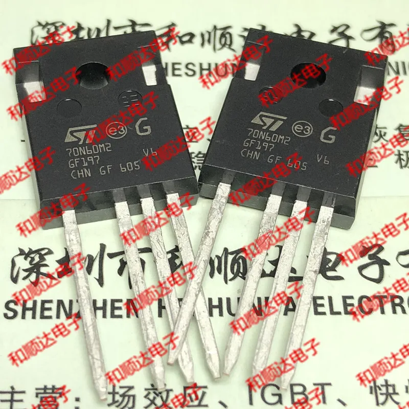 /2 шт/STW70N60M2-4 70N60M2 TO-247-4