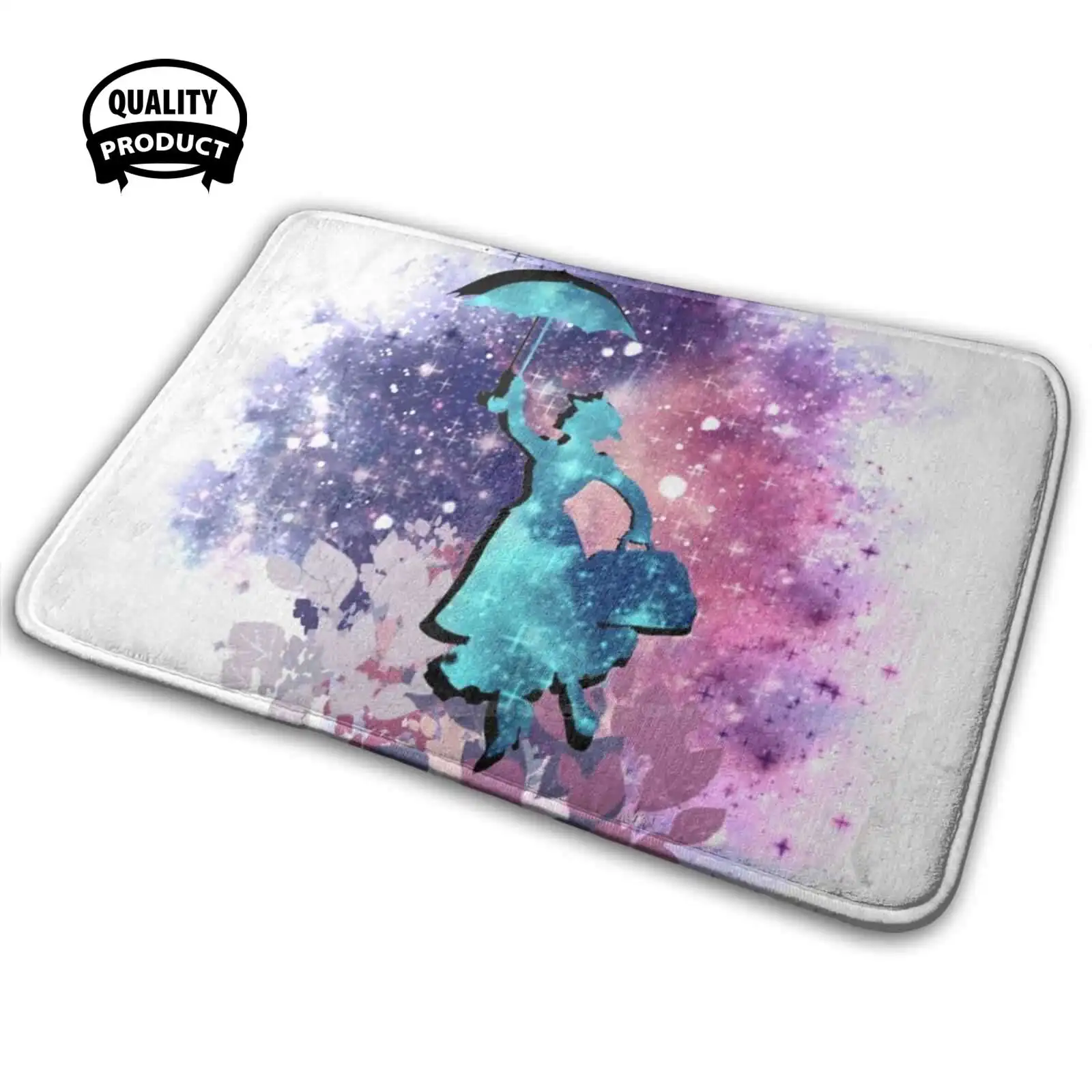 Mary Poppins 3D Morbido Tappetino Antiscivolo Tappeto Tappeto Cuscino Mary Poppins Poppins Mary Julie Goji Musical Yondu Silhouette Walt