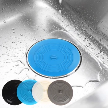 

Kitchen Silicone Drain Plug Hair Filter 6INCH Bathtub Stopper Drain Plug Sinks