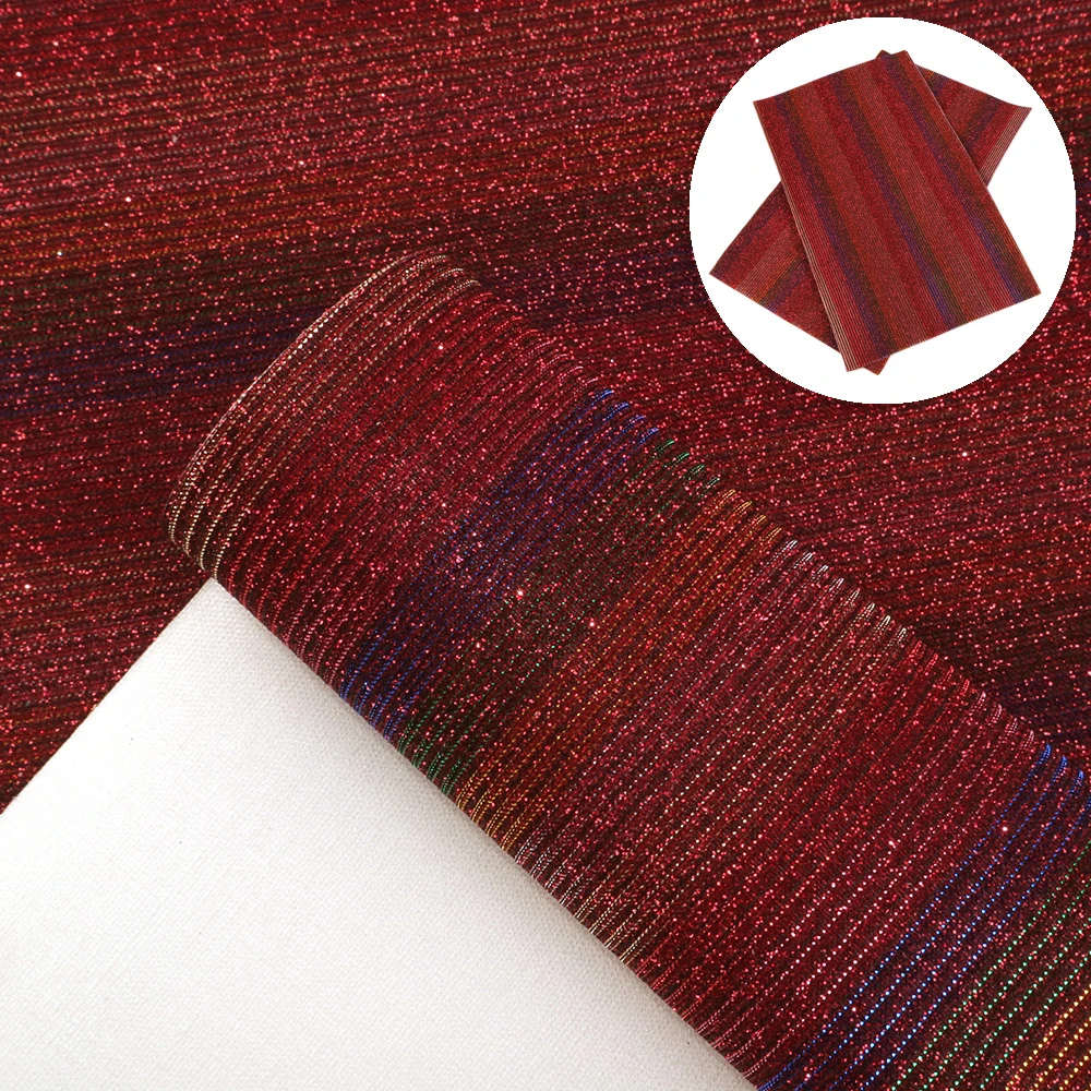 20*34 см многоцветная полоска Bump текстура блеск искусственная кожа тканевые простыни для изготовления сумки серьги, 1Yc8073 - Цвет: 1094833007