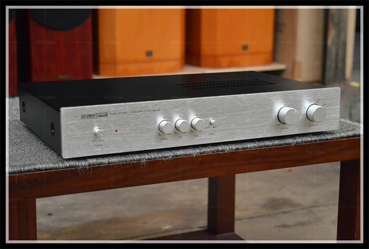 

MONSTER SA-T5 dual-channel vacuum tube vacuum tube HIFI bile pre-amplifier 12AX7*2, 6Z4*1, 50HZ~50KHZ