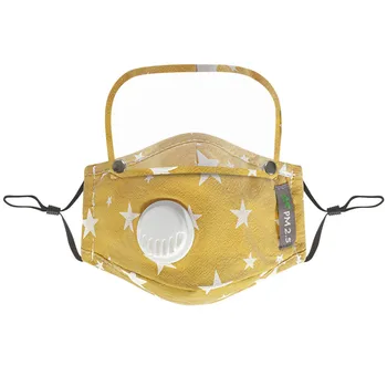 

Kids' Cute PM2.5 Washable Mouth Mask With Valve Kids Children Haze Dust Mask Nose Filter Face Muffle Respirato