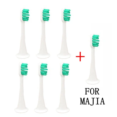 F Сменные насадки для зубной щетки для Xiaomi Soocas X3 для SOOCAS/Xiaomi Mijia SOOCARE X1 X5 насадки для электрической зубной щетки - Цвет: F