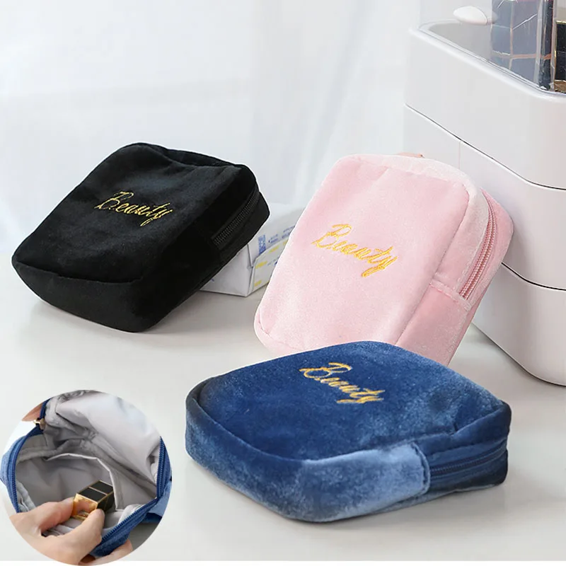 Girl Sanitary Napkin Bag Pouch Case Storage Bag Women Cosmetic Bags Organizer Ladies Makeup Bag Girls Tampon Holder Organizer