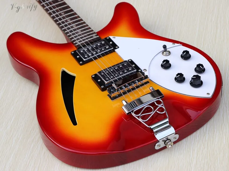 Sunburst цветная электрическая гитара из красного дерева, электрогитара ra 39 дюймов, глянцевая 6 струнная гитара, электронная гитара с бесплатной сумкой