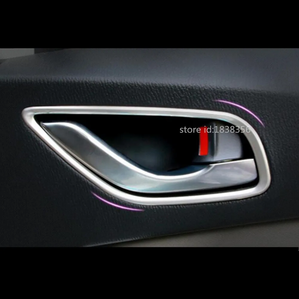 4 шт. Крышка корпуса автомобиля для Mazda CX 5 CX5 2012 2013 2014 2015 2016|chrome door|abs chromedoor chrome trim |