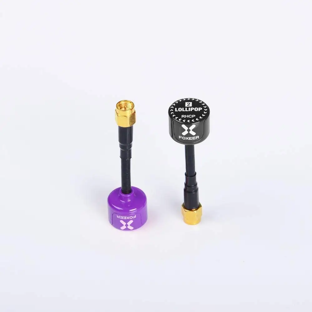 

Hot Original Foxeer Lollipop 3 Antenna 5.8G 2.3Dbi TX RX RHCP FPV SMA RPSMA UFL Straight/Angle MMCX 7.2g FPV Antenna For RC Dron