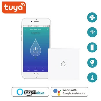 

WiFi Smart Boiler Water Heater Switch Time Control Remote Control Water Heater Switch Support Alexa Google Home Voice Control