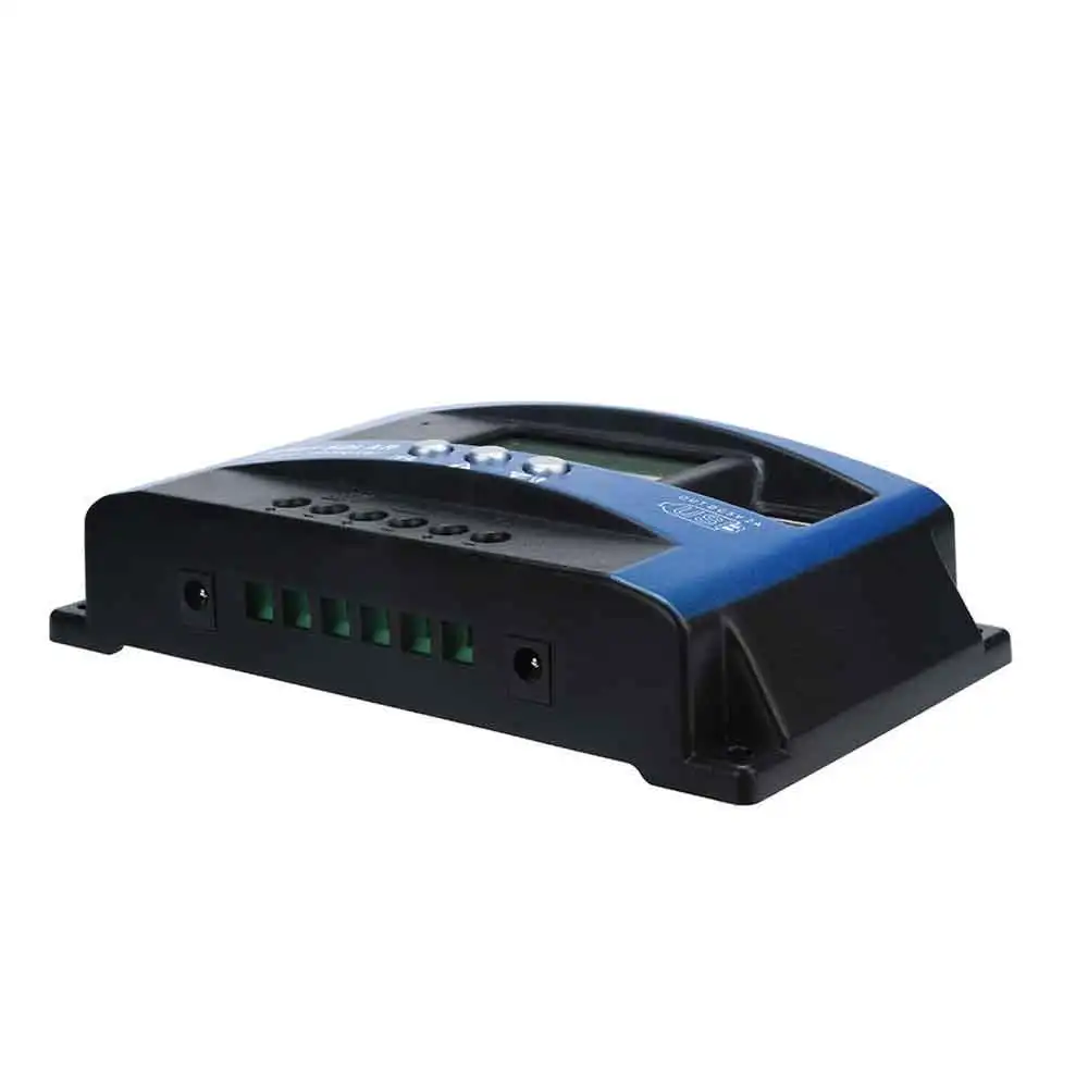40/50/60/100A MPPT Контроллер заряда для фотоэлектрических систем, два USB выхода, ЖК-дисплей ток Дисплей 12V24V Авто солнечных батарей Панель Зарядное устройство регулятор с нагрузкой