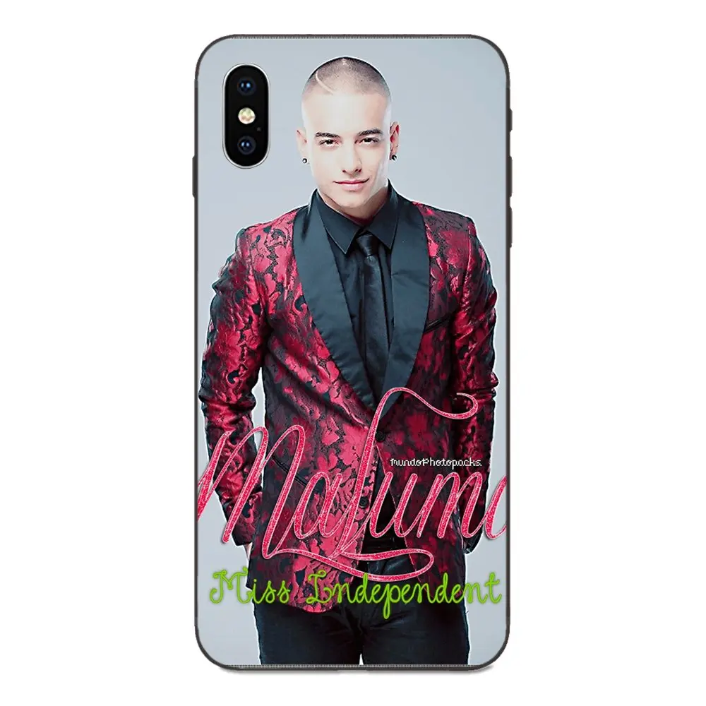 as picture Для Apple IPhone X XS Max XR 4 4s 5 5S SE 6 6S 7 8 Plus Мягкий чехол из ТПУ с принтом для телефона с изображением певицы малума - Цвет: as picture