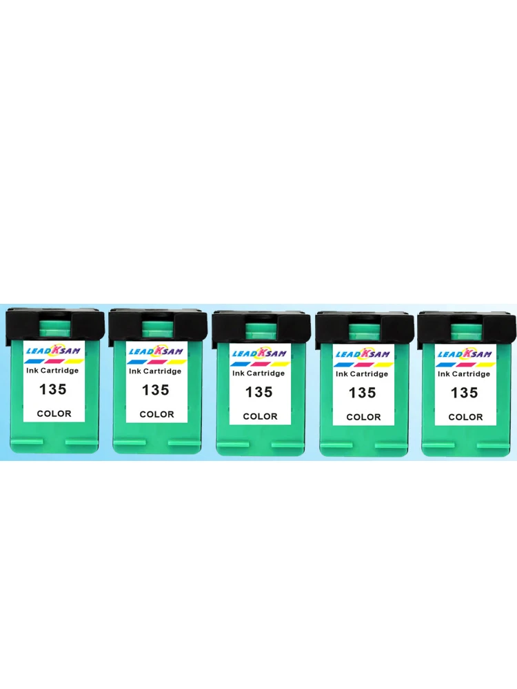 5 шт. совместимый для hp135 CB332HE для 135 чернильного картриджа