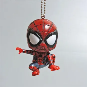 

Marvel Movie The Avengers Spider Man Key Chain Cosplay Badge Plastic Doll The Amazing Spider Pendant Gift