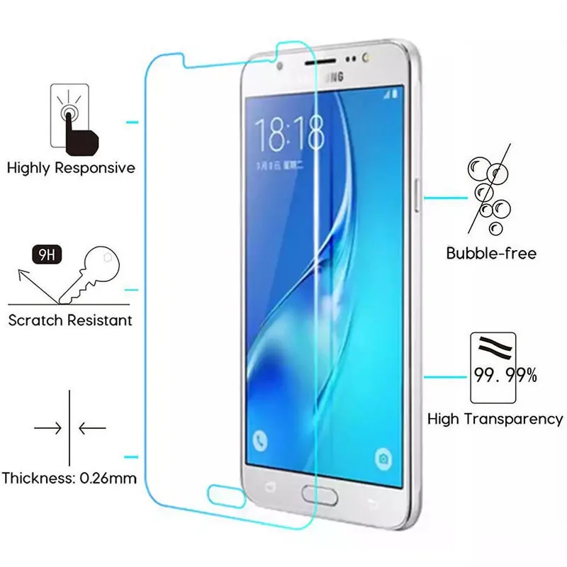 Защитный Стекло для samsung J5 J3 J1 J7 6 J 1, 3, 5, 7, закалённое защитное стекло Экран протектор на Galaxy J1 j6 J3 J5 пленка