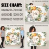 LVYZIHO Jungle Animals Boys | Girl Birth Stats Custom Name Blanket Baby Blanket - 30x40 / 48x60 / 60x80 Inches - Fleece Blanket 6