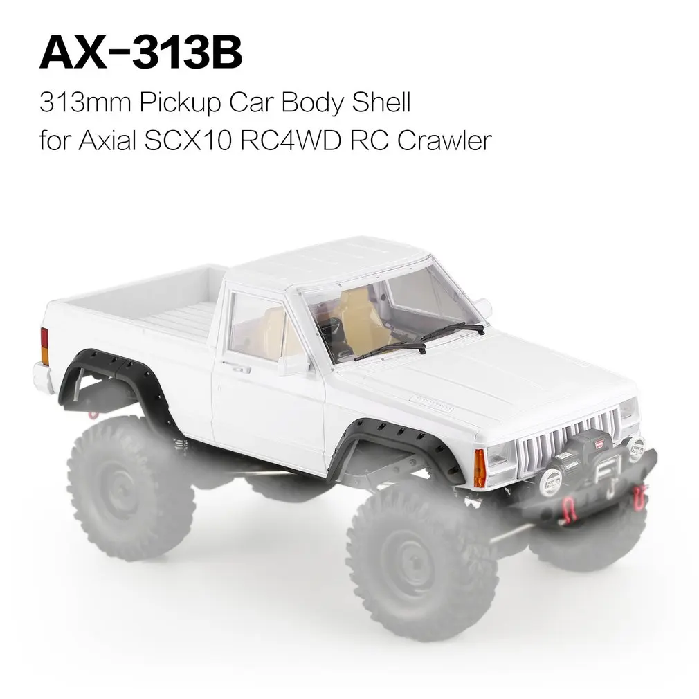 AX-313B 12,3 inch/313 мм Колесная база пикап корпус набор "сделай сам" для 1/10 RC грузовик гусеничный осевой SCX10& SCX10 II 90046 90047