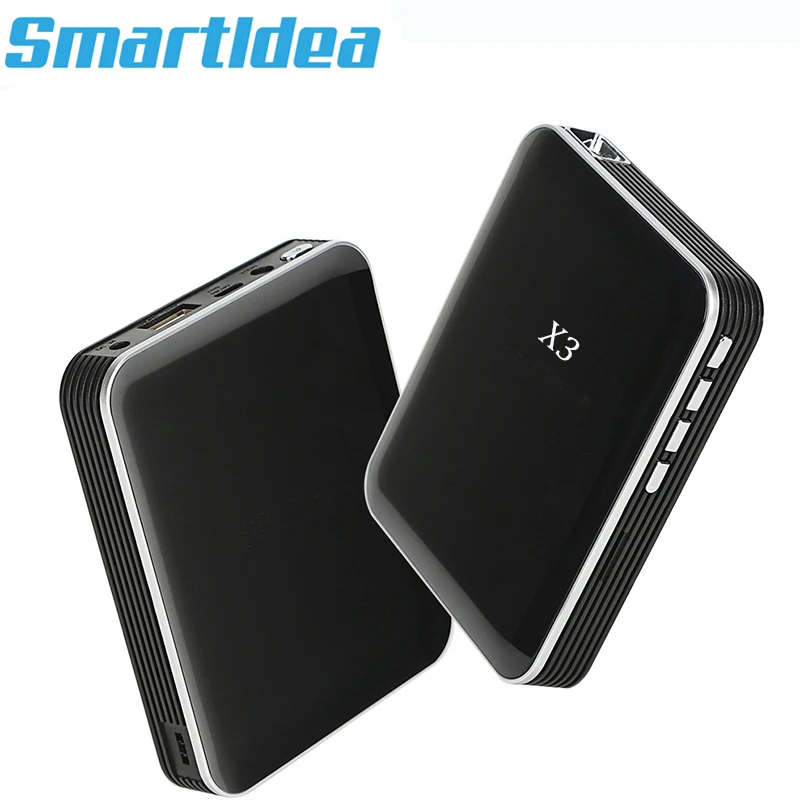 Smartldea DLP Mini X3 проектор Встроенный аккумулятор 200 люменов HDMI USB карманный умный для