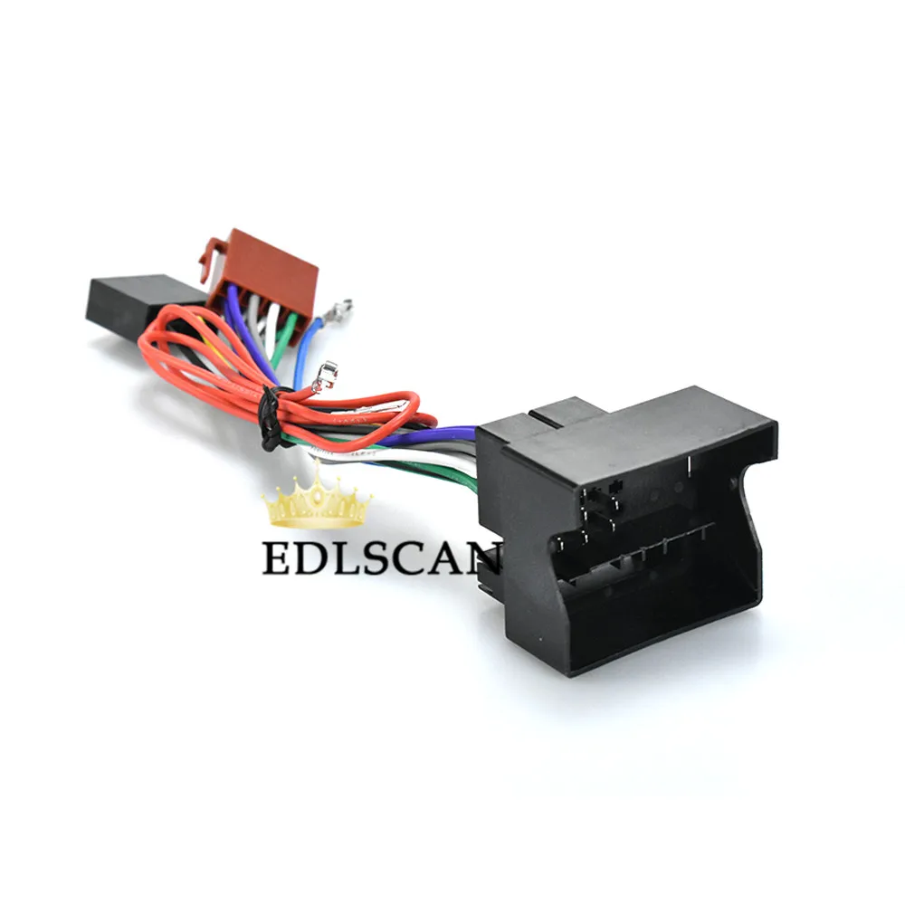 EDLSCAN Autostereo ISO жгут проводов радио разъем для ISO радио адаптер кабель 12-025