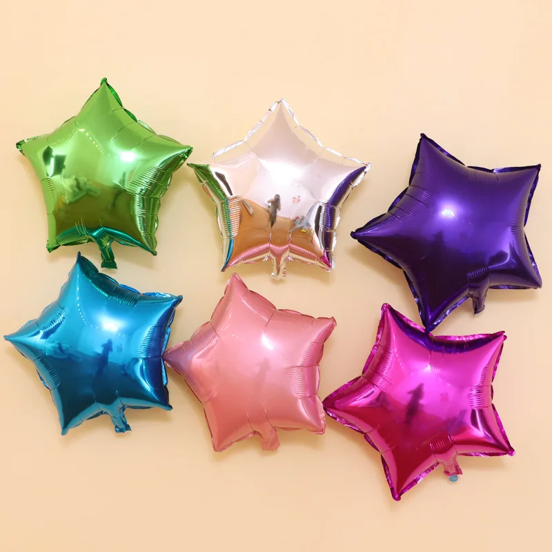 

Five-Pointed Star Birthday Party Decoration, 18 "Balloons, Baby Shower Decorations, Festive Wedding Supplies, 5Pcs