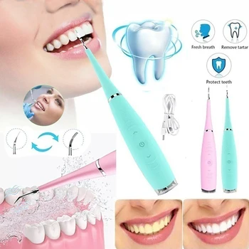 

Electric Ultrasonic Tooth Calculus Remover Sonic Dental Scaler Cleaner Tooth Stains Tartar Tool Whiten Teeth Tartar
