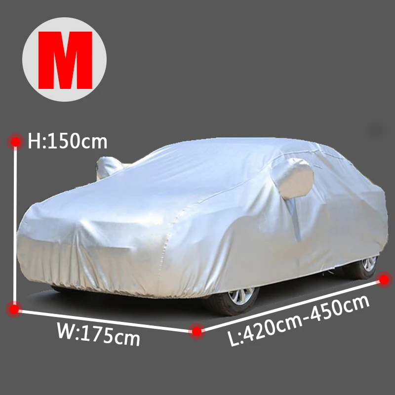 BKBAT Чехлы для автомобиля, чехол для зонта, чехол для автомобиля, водонепроницаемый чехол, чехол для автомобиля - Название цвета: M
