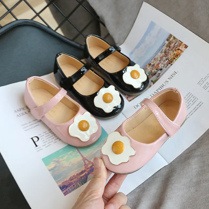 Вечерняя Обувь для детей; кожаная обувь для девочек; платье для маленьких принцесс; детская Свадебная обувь; Цвет черный, розовый, От 1 до 6 лет