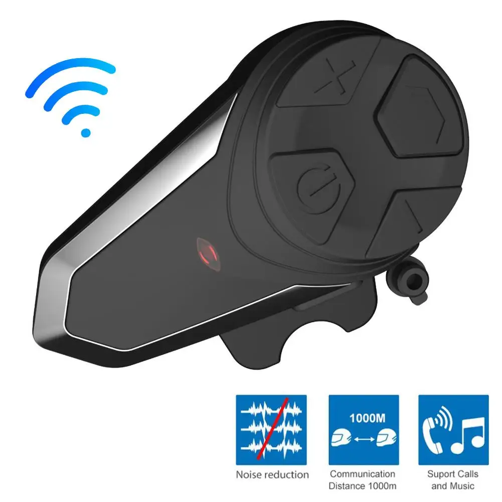 BT-S3 1000 м Беспроводной Портативный Мотор шлем FM Музыка Мини Bluetooth Interphone