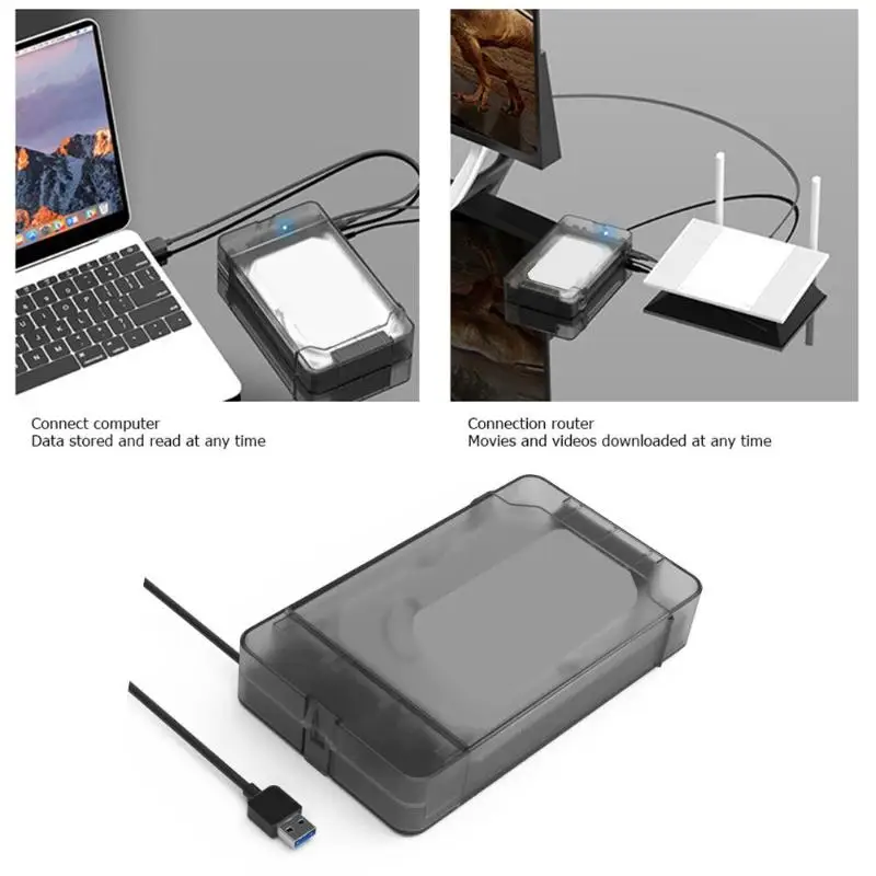 MAIWO K10435 2.5/3.5inch USB 3.0 to SATA SSD HDD Box Hard Disk Enclosure Case Adapter HDD Case for Desktop PC Computer CN Plug