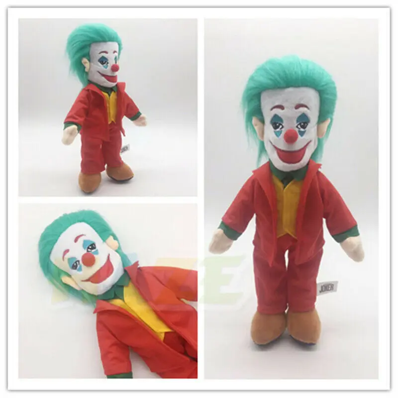 

Movie 2019 Joker Joaquin Phoenix Authur Fleck Plush Toy Doll Cute Soft Stuffed anime plush Baby Doll Gifts 30cm