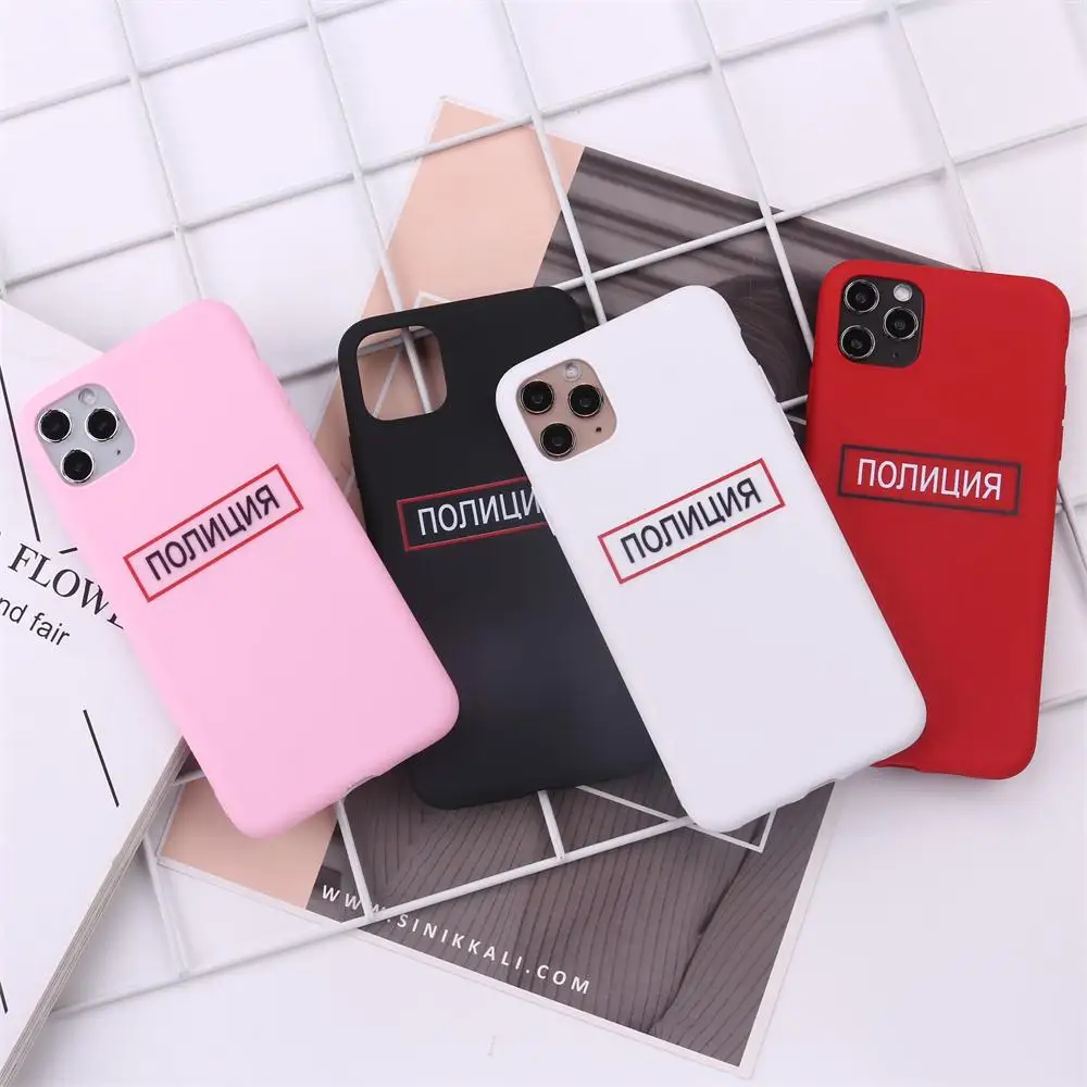 Fashion English Alphabet For iPhone 12 Mini 11 Pro Max X XS XR 7 8 7Plus 8Plus 6S SE Soft Silicone Candy Case Fundas | Мобильные