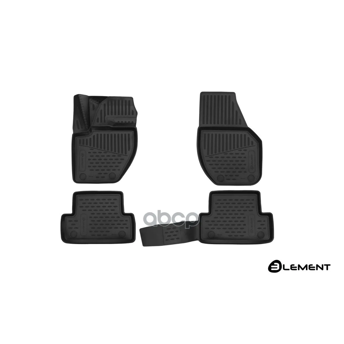 Коврики 3d В Салон Volvo V40,-, Hatchback, Facelifted,(Европа), 4 Шт.(Полиуретан) ELEMENT арт. ELEMENT3D5014210k