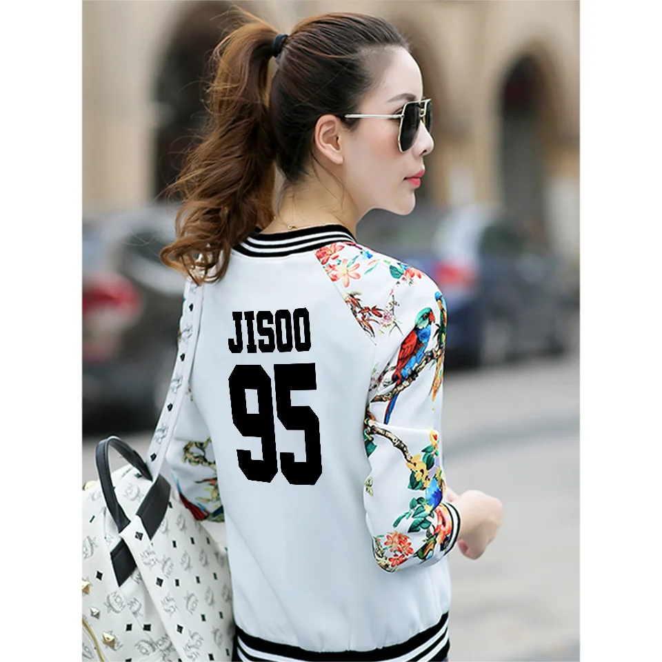 Новая бейсбольная куртка BlackPink KPOP Blackpink, бейсбольная куртка LISA JENNIE JISOO, одежда для фанатов с буквенным принтом, пальто