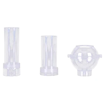 

Plastic Candle Molds, Making 3 Sets of Candles-Including Pillar Molds, Cylindrical Molds and Spherical Molds-DIY Candles