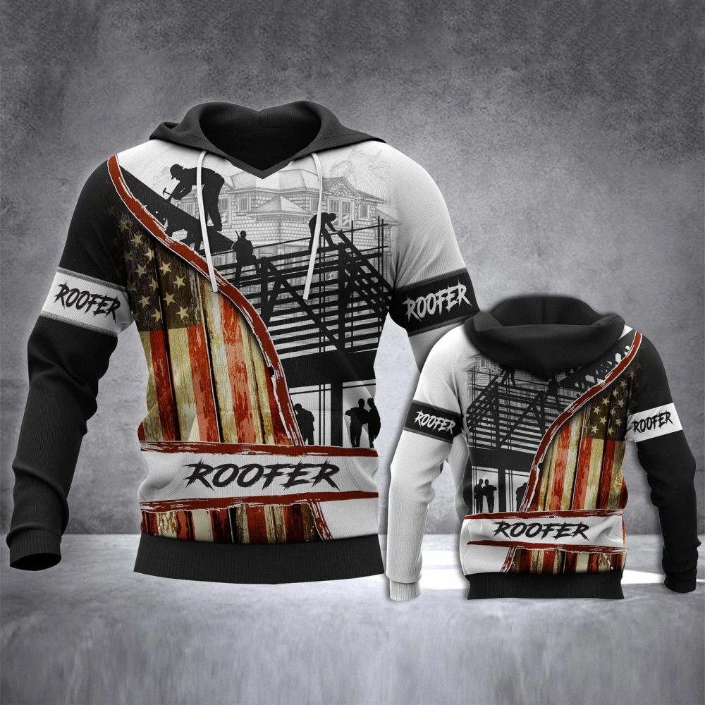 

Tessffel US Flag Roofer Worker 3D Printed New Fashion Harajuku Men's Hoodies Autumn/Winter Creative Zipper Jacket Style-3
