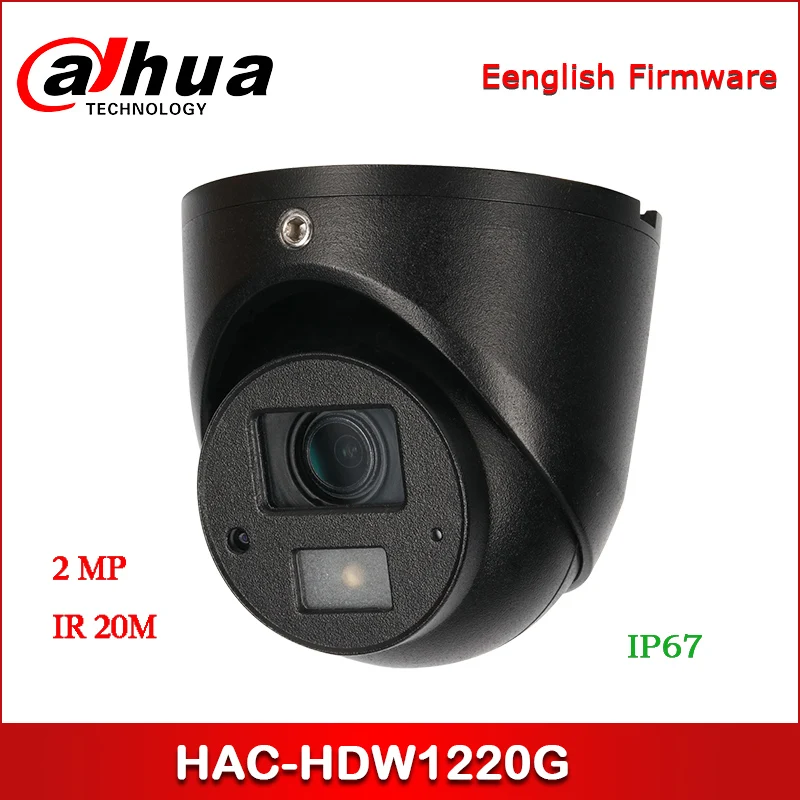 Dahua HAC-HDW1220G 2MP HDCVI IR Eyeball камера Smart IR черный цвет HD и SD выход переключаемый