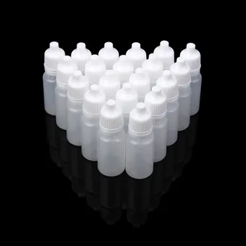 

52PCS 5ml/8ml/10ml/15ML/20ML/30ML /50ML Empty Plastic Squeezable Pressure Dropper Bottles Eye Liquid Dropper
