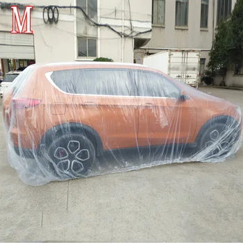 

For the Body Plastic car cover Accessory Transparent Dustproof Protection Protector Useful