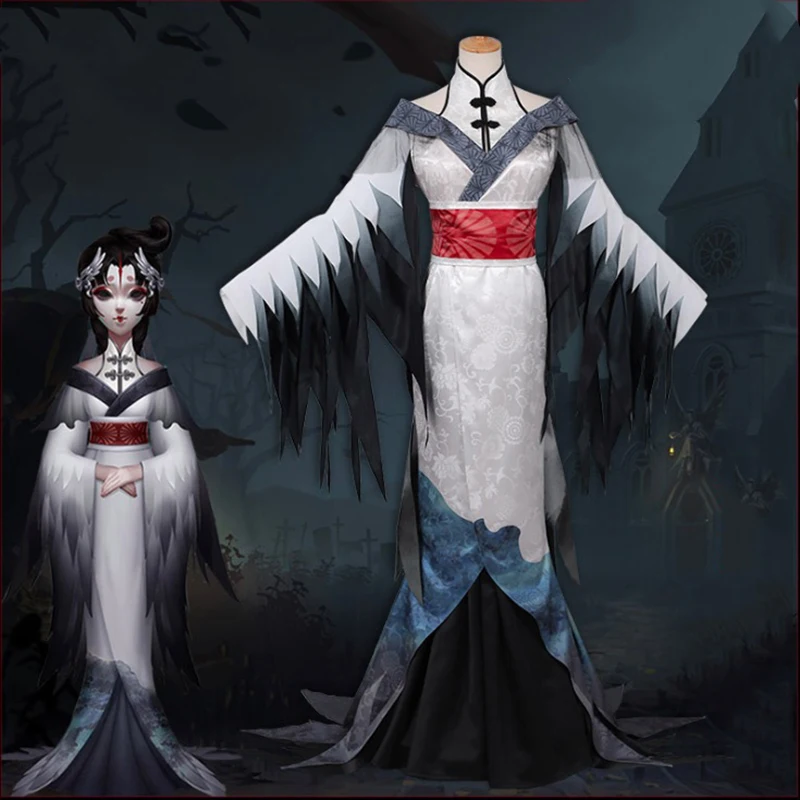 

Game Identity V Cosplay Costumes The Geisha Michiko Cosplay Costume Kimono Halloween Party Anime Women Cosplay Costume