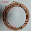 5meters/Lot RG142/RG400/RG316D/RG316/RG178 RF Coaxial Antenna Wire Cable Silver-plated Brown/Blue Color ► Photo 3/6