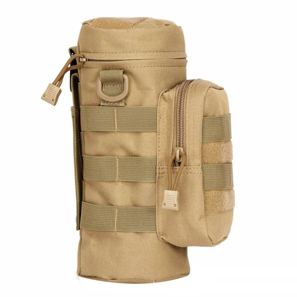 На открытом воздухе бутылка для воды сумка тактическая Шестерня чайник сумка, носимая на поясном ремне или через плечо для армейских фанатов альпинистские походные сумки