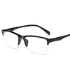 Lunettes de lecture demi-monture pour hommes et femmes, presbytes, vision de loin avec force + 75 à + 400 ► Photo 3/6