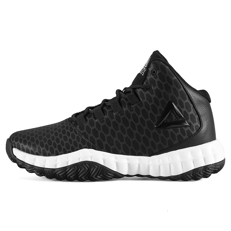 

PEAK Men Non-slip Sport Shoes Professional High Cut Cushion Basketball Shoes Sneakers Wearable Outdoor Fitness Shoes