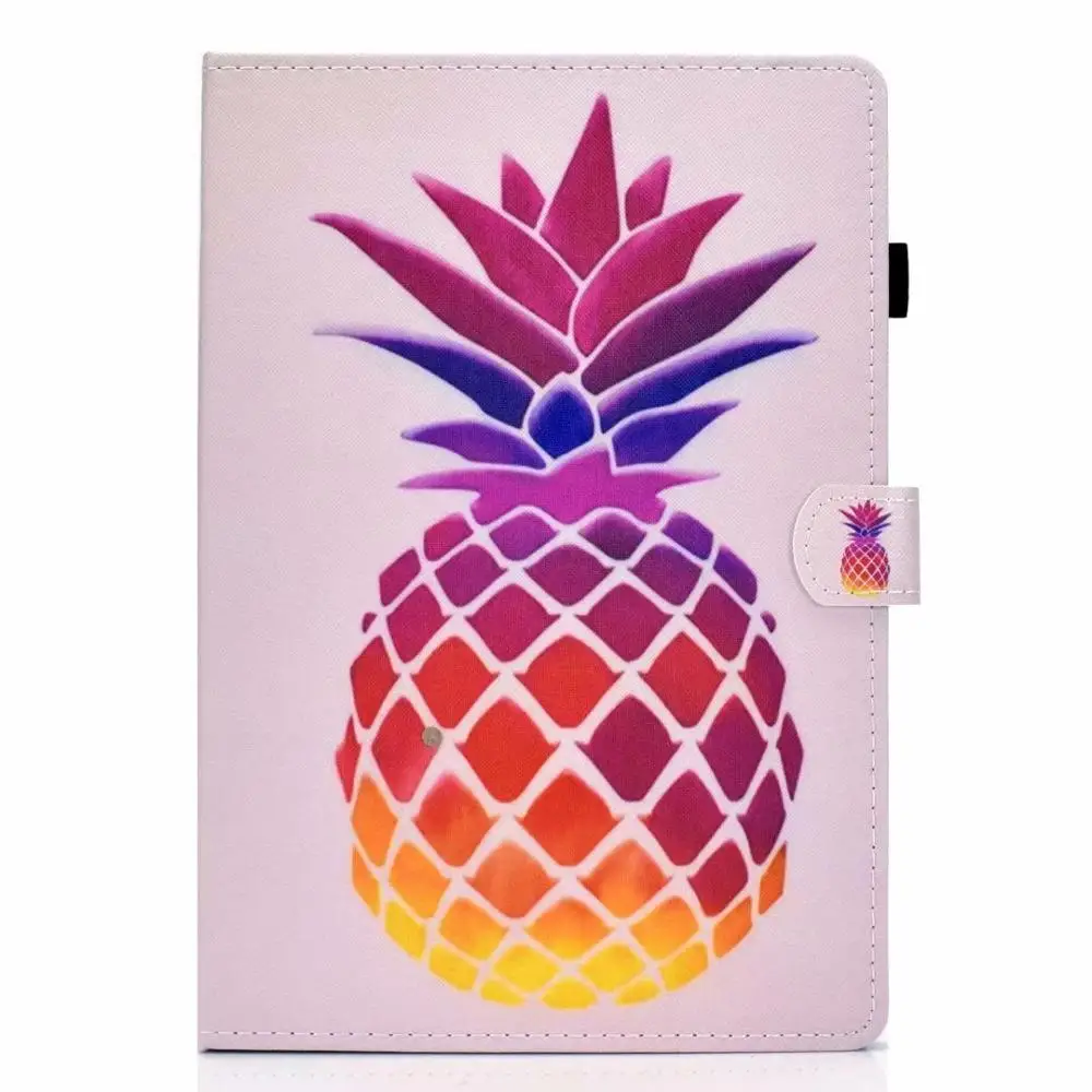 A Кожаный PU смарт-чехол для Samsung Galaxy Tab A 10,1 T510 T515 SM-T510 SM-T515 чехол Funda планшет модный окрашенный Стенд чехол - Цвет: A
