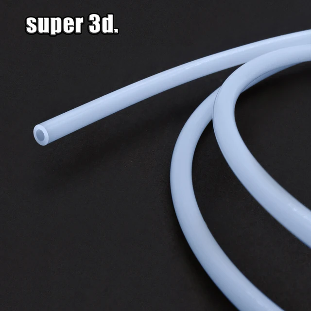 3D Printer Part 1Meter bowden extruder PTFE tube Pipe for  J-head Hotend V5 V6 1.75mm /3mm Filament ID 2mm 1mm 3mm OD 4mm 2