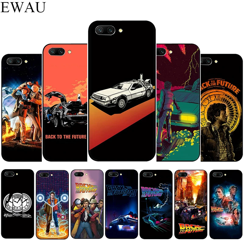 EWAU фильм обратно в будущее силиконовый чехол для телефона для Huawei Honor 6a 7A Pro 7C 7X8X8 9 Note 10 Lite view 20 9X Pro