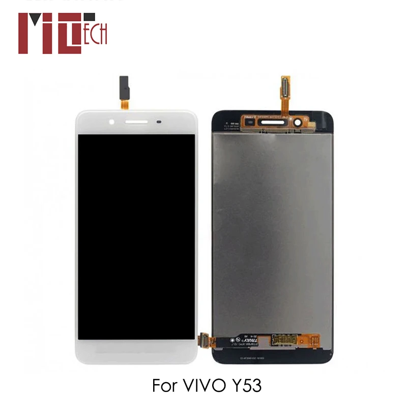 

LCD Display For Vivo Y53 Touch Screen Digitizer White Black Gold No Frame Full Assembly Replacement 5.0 Inch 100% Tested