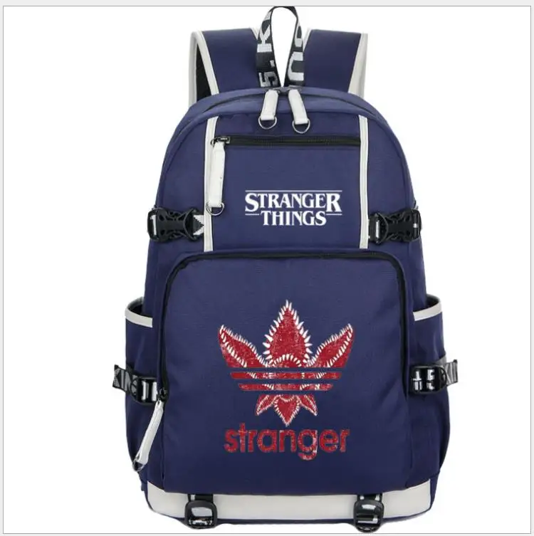 Stranger Things Backpack Students School Bags Casual Backpack Pattern Back to School Gift Rucksack Daily Travel Backpack - Цвет: as pictures
